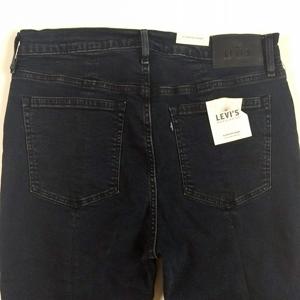 Levi's Sliver High Waist Skinny Jeans W32 32x30 - Picture 5 of 8